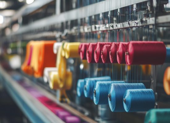 Preparation of cloth at a garment factory